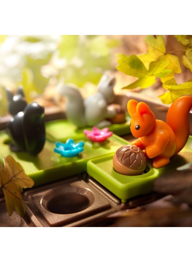 SmartGames Squirrels Go Nuts!, Fun IQ Brain Teaser Puzzle, Cognitive Development STEM Toy with 60+ Challenges, Travel Friendly Tabletop Educational Matching Puzzle Game, Suitable for Children Above 6+ - Image 5